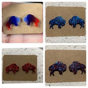 Buffalo bills earrings